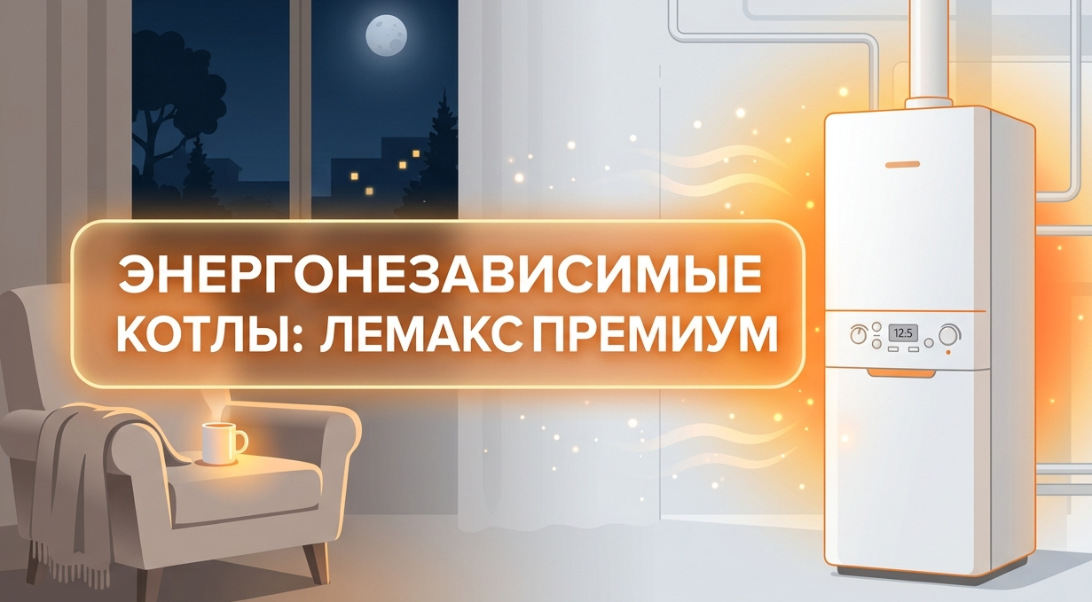 Энергонезависимые газовые котлы: почему Лемакс Премиум — лидер рынка?