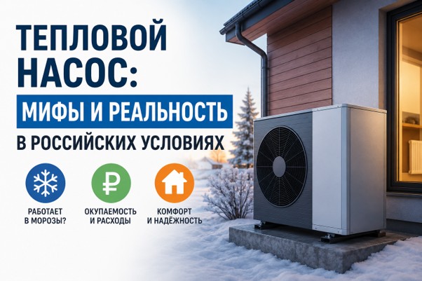 Тепловой насос: мифы и реальность в российских условиях