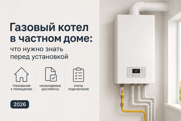Газовый котел в частном доме: что нужно знать перед установкой