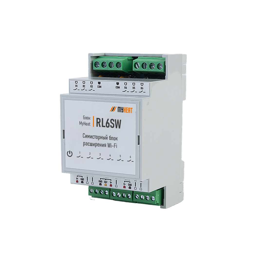 Релейный блок расширения WiFi MyHeat MH-EX-RL6SW