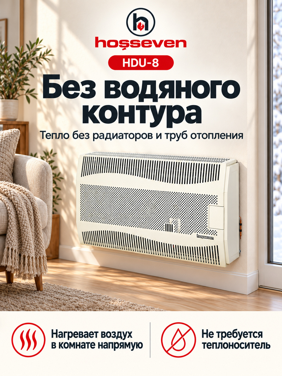 Газовый конвектор Hosseven HDU-8