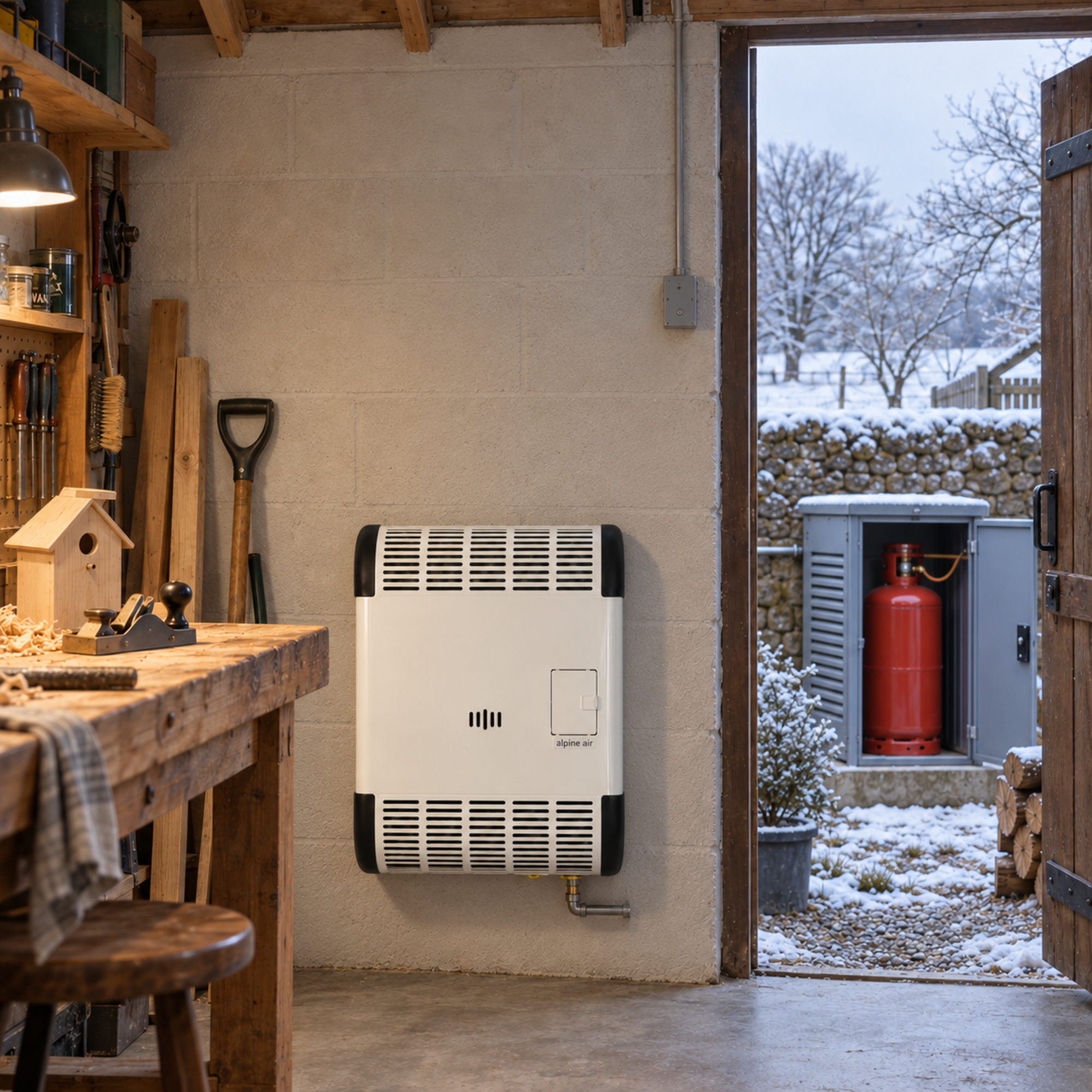 Газовый конвектор Alpine Air NGS-30, чугунный