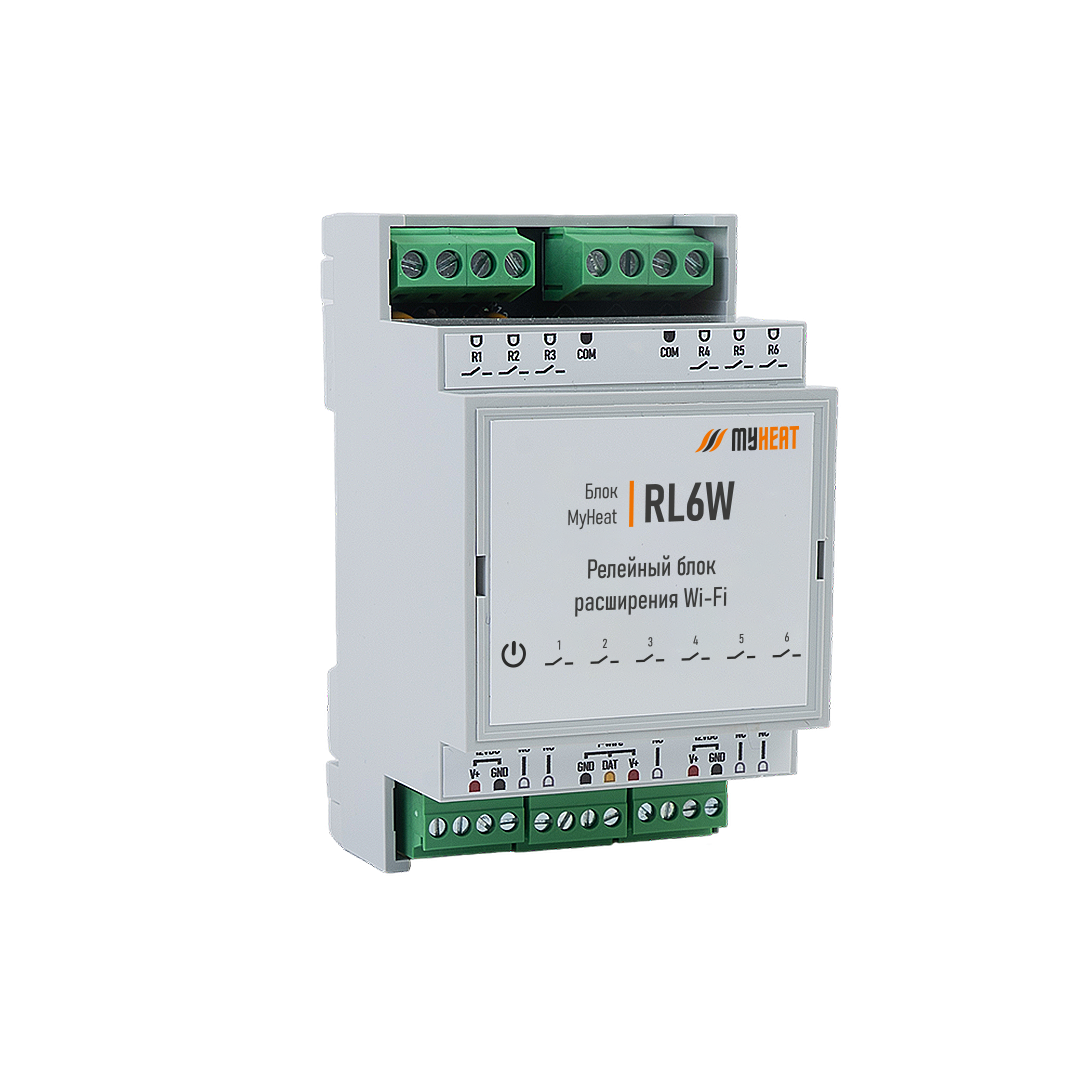 Релейный блок расширения WiFi MyHeat MH-EX-RL6W